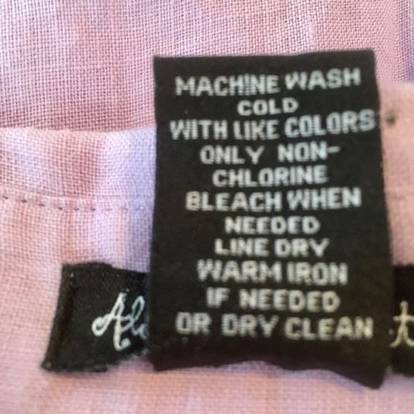 Sweet linen blouse with 3/4 sleeves - Picture 6 of 6